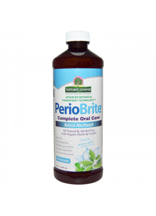 Nature's Answer, PerioBrite, Natural Mouthwash, Winter Mint, 16 fl oz (480 ml)