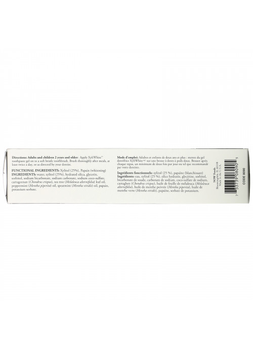 Now Foods, Solutions, XyliWhite, Toothpaste Gel, Refreshmint, 6.4 oz (181 g)