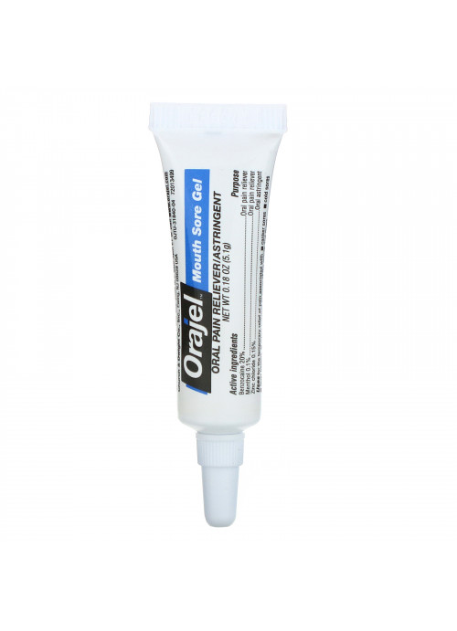 Orajel, Instant Pain Relief Gel, 3X Medicated For All Mouth Sores, 0.18 oz (5.1 g)