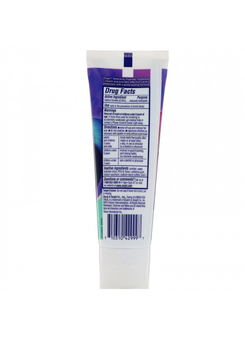 Orajel, Shimmer & Shine Anticavity Fluoride Toothpaste, Berry Divine, 4.2 oz (119 g)