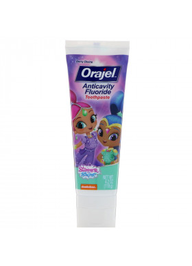 Orajel, Shimmer & Shine Anticavity Fluoride Toothpaste, Berry Divine, 4.2 oz (119 g)