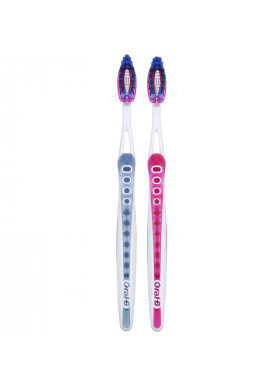 Oral-B, 3D White, Luxe Toothbrush, Medium Bristles, 2 Toothbrushes