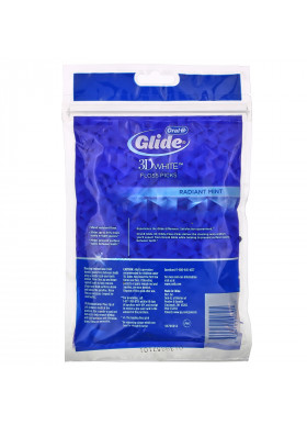 Oral-B, Glide, 3D White, Floss Picks, Radiant Mint, 75 Count