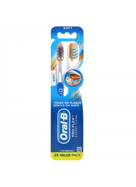Oral-B, Pro-Flex, Toothbrush, Soft, 2 Toothbrushes