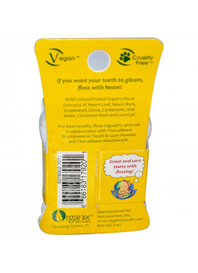 Organix South, TheraNeem Naturals, Neem Floss, Cinnamon, 50 Yards