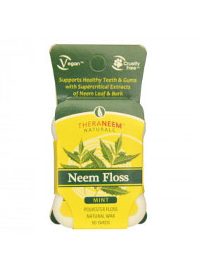 Organix South, TheraNeem Naturals, Neem Floss, Mint, 50 Yards