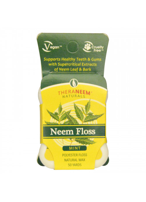 Organix South, TheraNeem Naturals, Neem Floss, Mint, 50 Yards