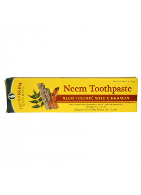 Organix South, TheraNeem Naturals, Neem Therapé with Cinnamon, Neem Toothpaste, 4.23 oz (120 g)