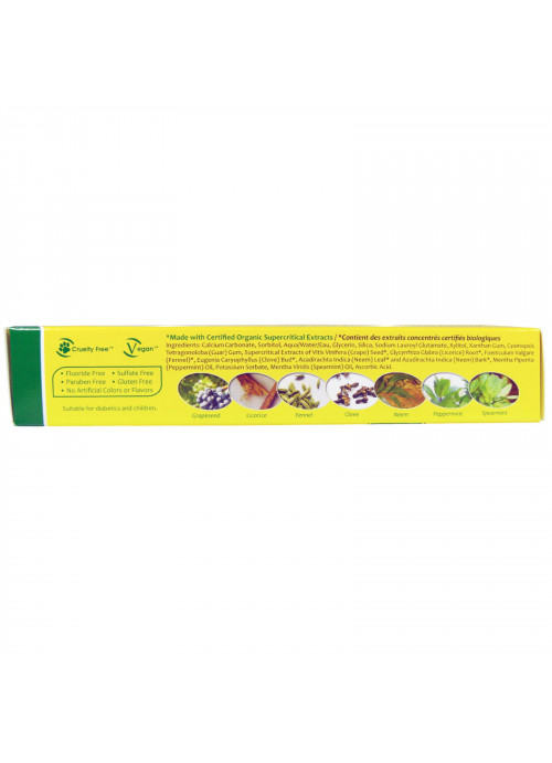 Organix South, TheraNeem Naturals, Neem Therapé with Mint, Neem Toothpaste, 4.23 oz (120 g)