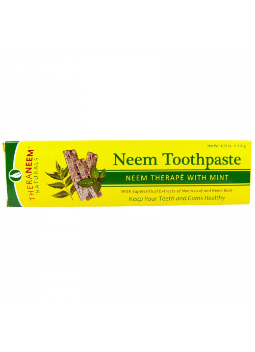 Organix South, TheraNeem Naturals, Neem Therapé with Mint, Neem Toothpaste, 4.23 oz (120 g)