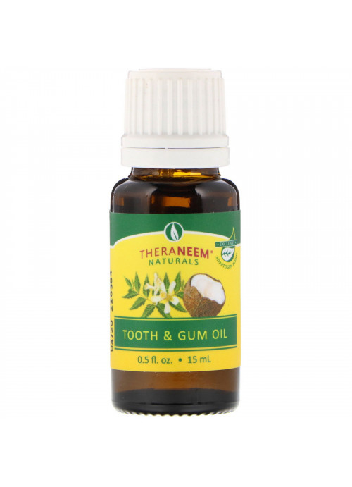 Organix South, TheraNeem Naturals, Neem Tooth & Gum Oil, Oral Care Therape, 0.5 fl oz (15 ml)