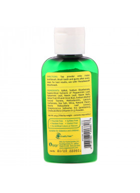 Organix South, TheraNeem Naturals, Neem Tooth & Gum Powder, Gentle Mint Therape, 40 g
