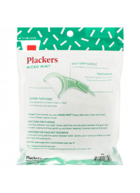Plackers, Micro Mint, Dental Flossers, Value Size, Mint, 150 Count