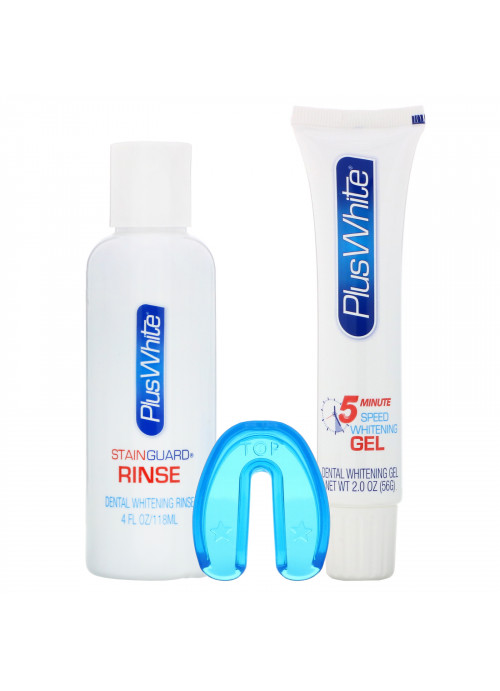 Plus White, 5 Minute Premier Whitening System, 3 Piece Whitening Kit