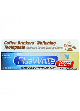 Plus White, Coffee Drinkers' Whitening Toothpaste, Cool Mint Flavor, 3.5 oz (100 g)