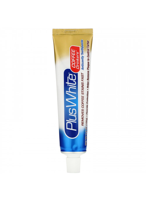 Plus White, Coffee Drinkers' Whitening Toothpaste, Cool Mint Flavor, 3.5 oz (100 g)