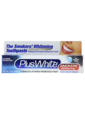 Plus White, The Smokers' Whitening Toothpaste, Cool Peppermint Flavor, 3.5 oz (100 g)