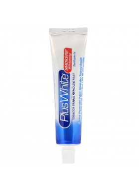 Plus White, The Smokers' Whitening Toothpaste, Cool Peppermint Flavor, 3.5 oz (100 g)