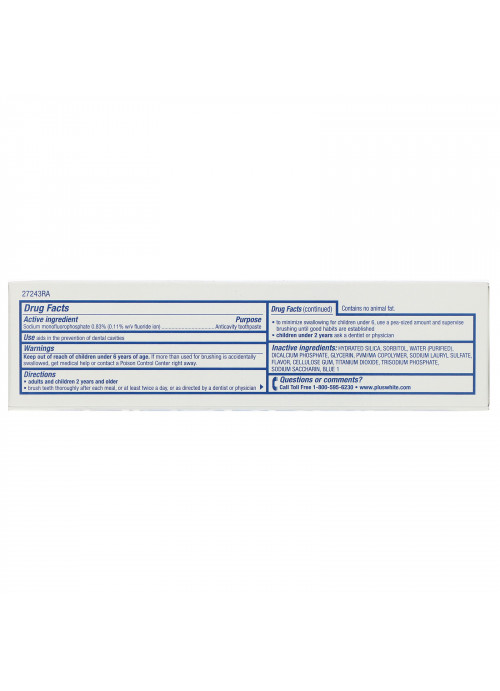 Plus White, Xtra Plus White Toothpaste with Tartar Control, Cool & Crisp Mint Flavor, 3.5 oz (100 g)