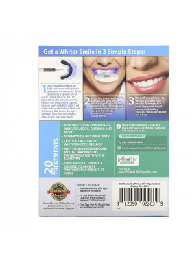 Primal Life Organics, Teeth Whitening System, Peroxide-Free, 20 Treatments