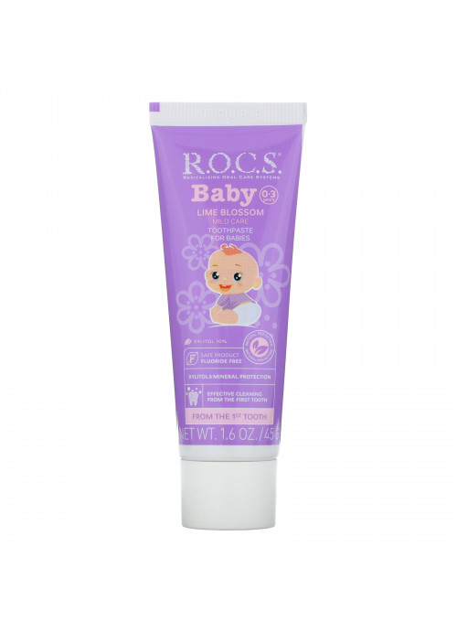 R.O.C.S., Baby, Lime Blossom Toothpaste, 0-3 Years, 1.6 oz (45 g)