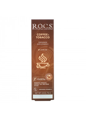 R.O.C.S., Coffee & Tobacco Toothpaste, 3.3 oz (94 g)