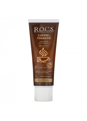 R.O.C.S., Coffee & Tobacco Toothpaste, 3.3 oz (94 g)