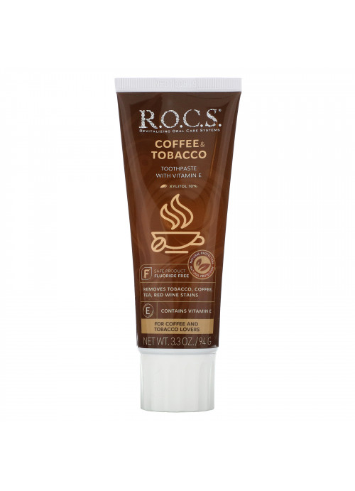 R.O.C.S., Coffee & Tobacco Toothpaste, 3.3 oz (94 g)