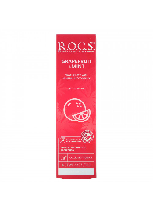 R.O.C.S., Grapefruit & Mint Toothpaste, 3.3 oz (94 g)