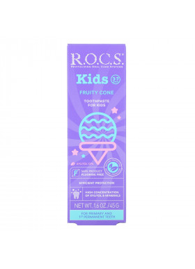 R.O.C.S., Kids, Fruity Cone Toothpaste, 3-7 Years, 1.6 oz (45 g)