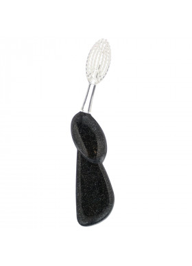 RADIUS, Big Brush, Soft, Right Hand, Black Sparkle, 1 Toothbrush