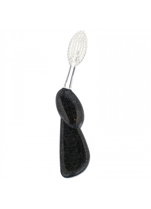 RADIUS, Big Brush, Soft, Right Hand, Black Sparkle, 1 Toothbrush