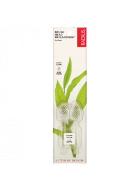 RADIUS, Brush Head Replacement, Medium, 2 Pack