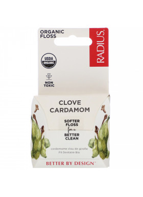 RADIUS, Organic Floss, Clove Cardamom, 55 yds (50 m)