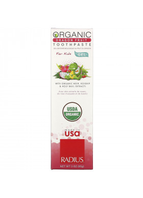 RADIUS, Organic Gel Toothpaste, For Kids, Dragon Fruit, 3 oz (85 g)