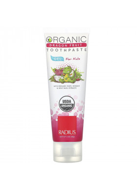 RADIUS, Organic Gel Toothpaste, For Kids, Dragon Fruit, 3 oz (85 g)