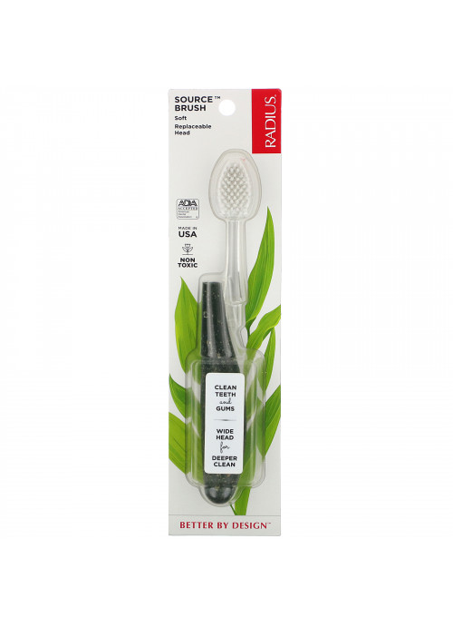RADIUS, Source Brush, Soft, Replaceable Head, 1 Toothbrush