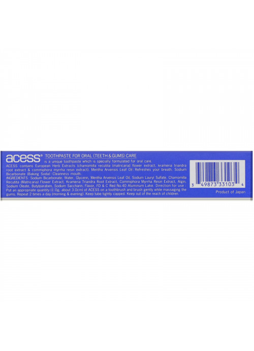 Sato, Acess, Toothpaste for Oral Care, 2.1 oz (60 g)