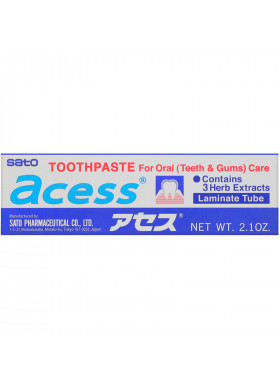 Sato, Acess, Toothpaste for Oral Care, 2.1 oz (60 g)