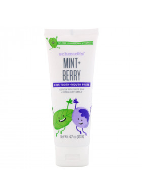 Schmidt's, Kids Tooth + Mouth Paste, Mint + Berry, 4.7 oz (133 g)