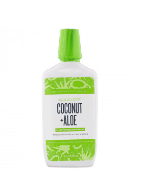 Schmidt's, Plant-Powered Mouthwash, Coconut + Aloe, 16 fl oz (473 ml)