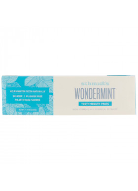 Schmidt's, Tooth + Mouth Paste, Wondermint, 4.7 oz (133 g)