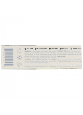 Schmidt's, Tooth + Mouth Paste, Wondermint with Activated Charcoal, 4.7 oz (133 g)