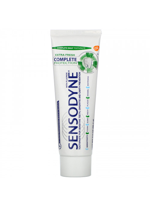 Sensodyne, Complete Protection Toothpaste with Fluoride, Extra Fresh, 3.4 oz (96.4 g)