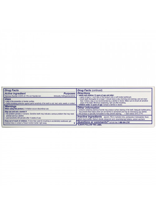 Sensodyne, Rapid Relief Toothpaste with Fluoride, Extra Fresh, 3.4 oz (96.4 g)