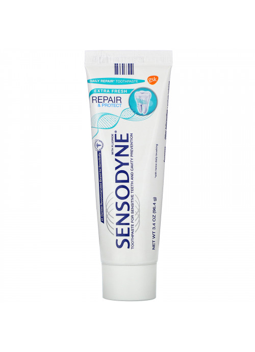 Sensodyne, Repair & Protect Toothpaste with Fluoride, Extra Fresh, 3.4 oz (96.4 g)