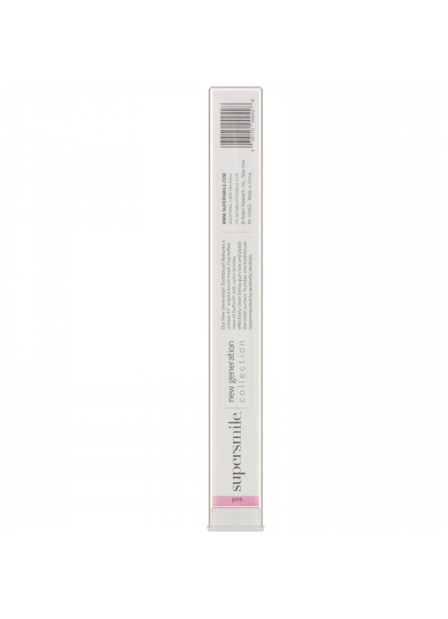 Supersmile, New Generation Collection Toothbrush, Pink, 1 Toothbrush