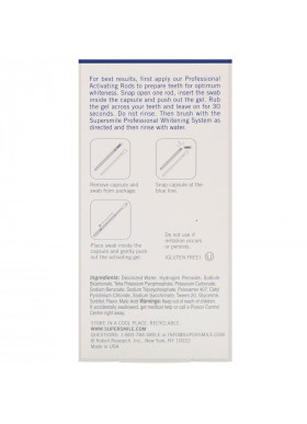 Supersmile, Professional Activating Rods, 12 Individual Rods