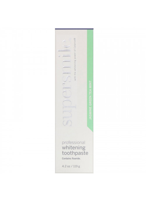 Supersmile, Professional Whitening Toothpaste, Jasmine Green Tea Mint, 4.2 oz (119 g)