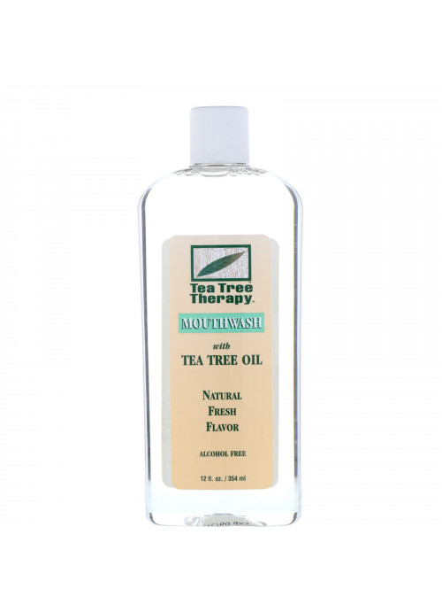 Tea Tree Therapy, Tea Tree Oil Mouthwash, Natural Fresh Flavor, 12 fl oz (354 ml)